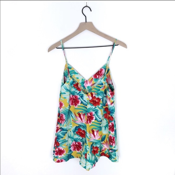 Superdown Revolve Frankie Tropical Floral Romper - Picture 4 of 6